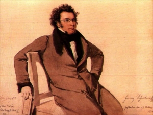 <strong>Wilhelm August Rieder</strong>, <em>Ritratto di Franz Schubert</em>, 1825. Acquerello